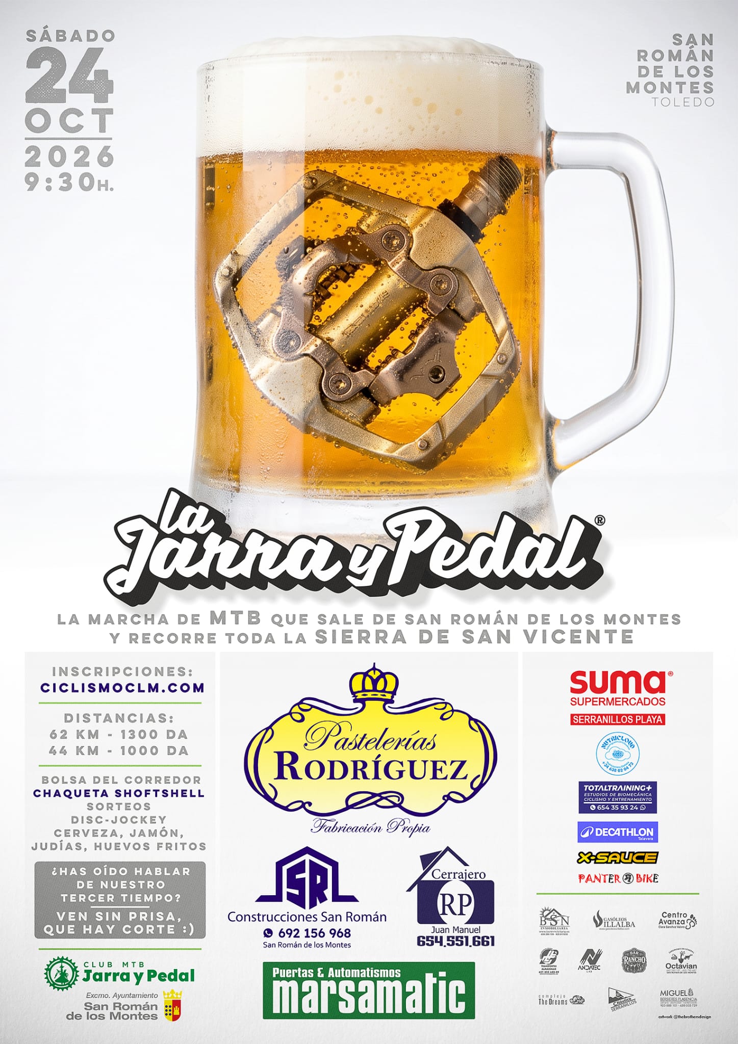 Cartel XIII Edición de la Jarra y Pedal 2026
